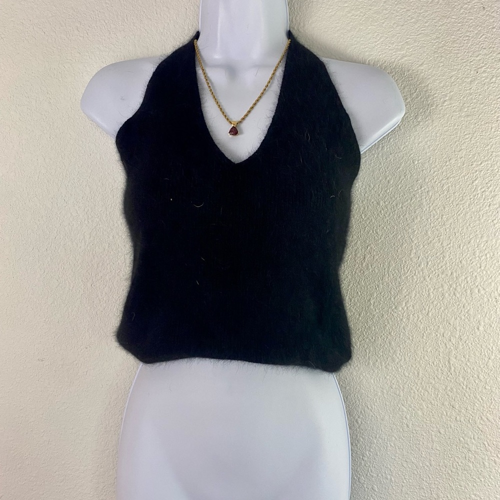 Ralph Lauren vintage angora halter top